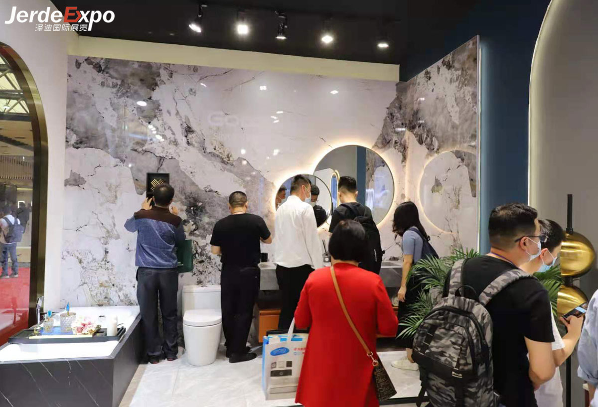 上海衛浴展位設計布置案例